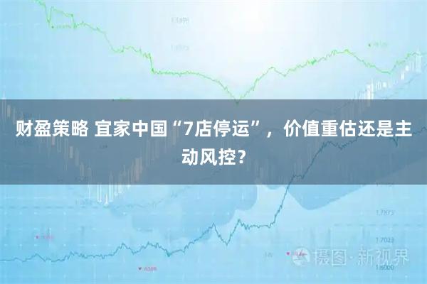 财盈策略 宜家中国“7店停运”，价值重估还是主动风控？